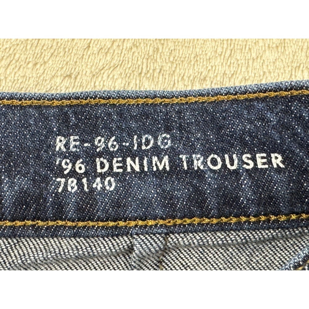 J.Crew Womens 96 Denim Trouser High Rise Wide Leg Indigo Jeans 28 Meas: 28x26.5 - Picture 4 of 7
